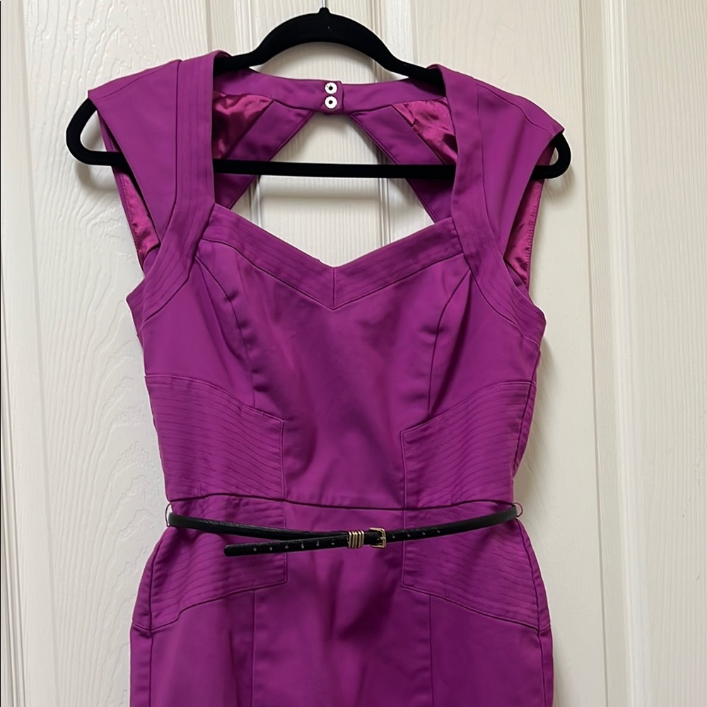 WHBM fucsia dress